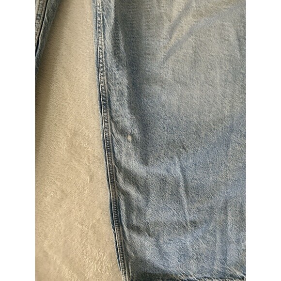 H&M & Jeans 2 Pair Baggy Loose Fit / High And Low Waist Size 16 Black/blue - Picture 15 of 16